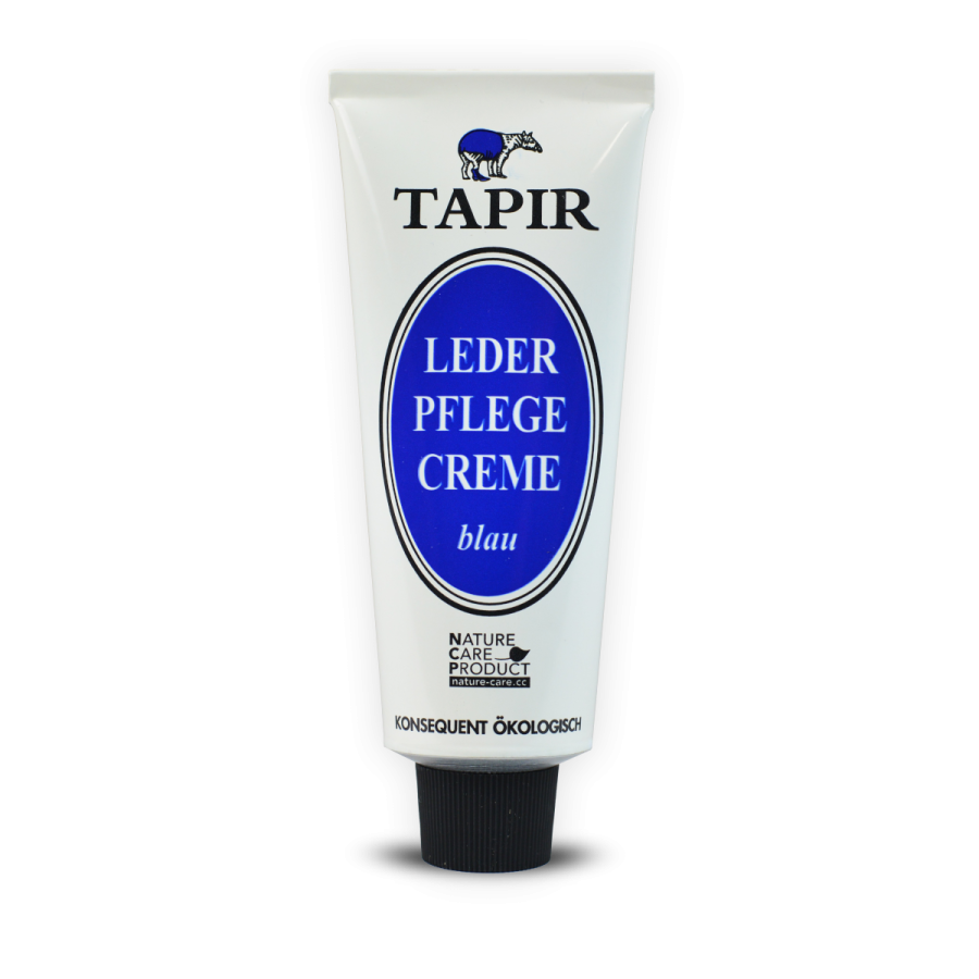 Lederpflegecreme blau